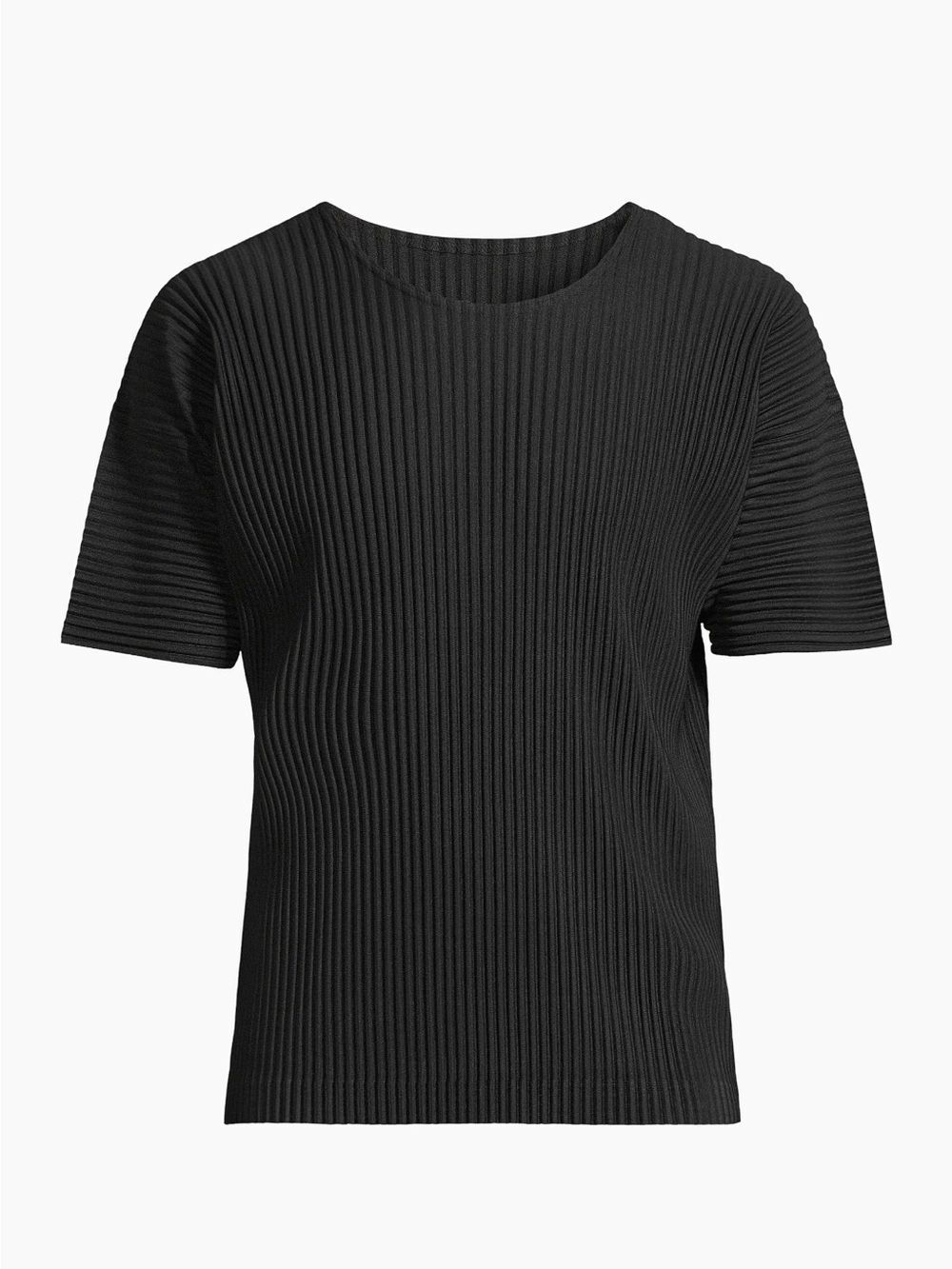 Homme Plissé Issey Miyake Basics Pleated Crewneck T-Shirt size 2/medium